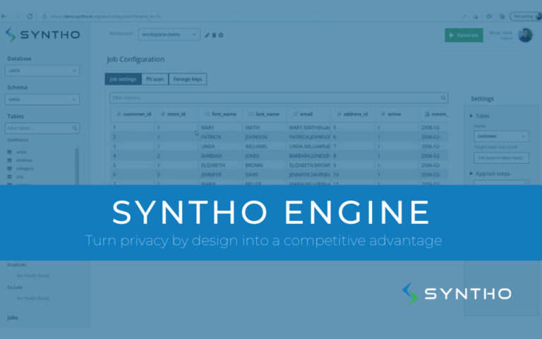 Syntho Engine Demo